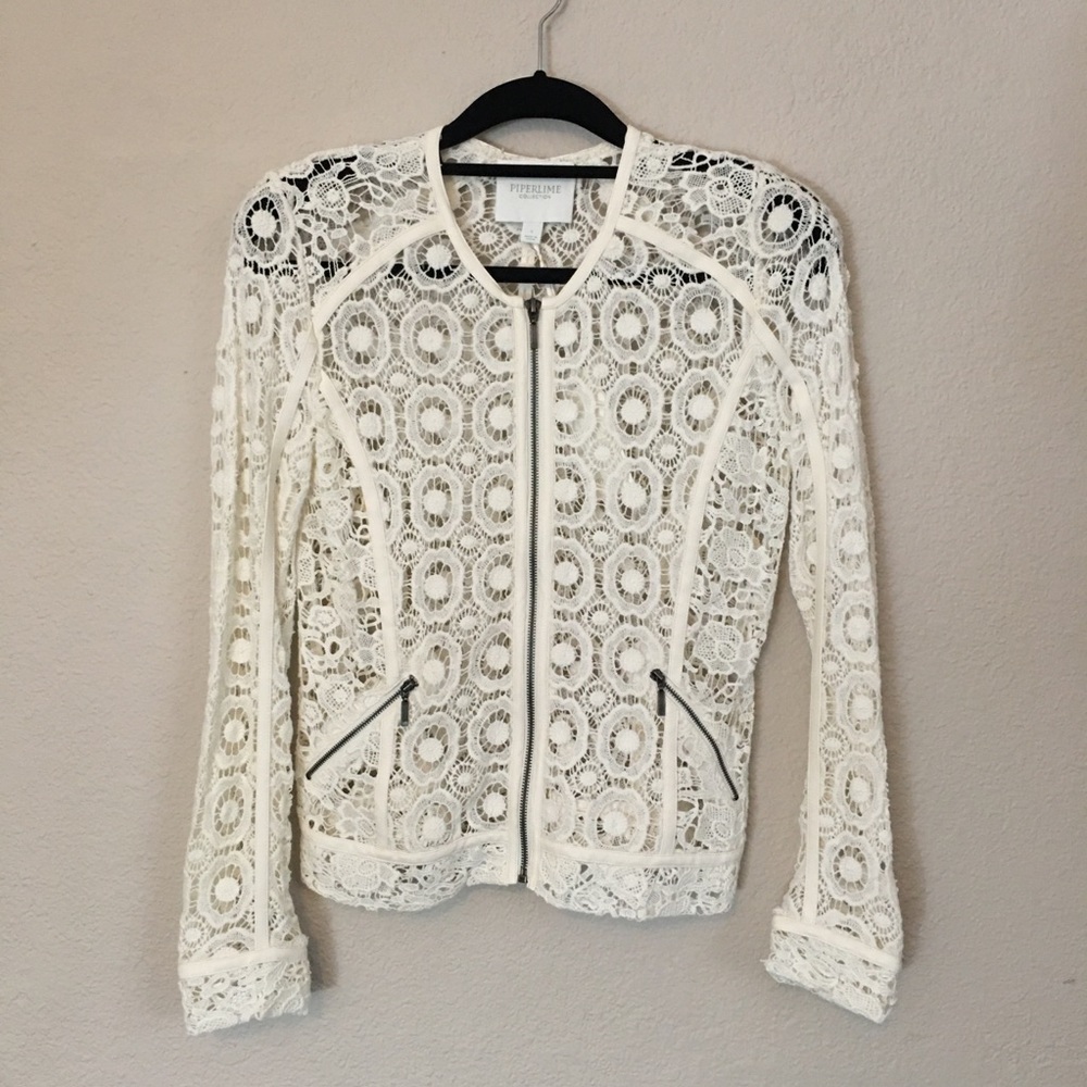 Cream Long Sleeve Jacket